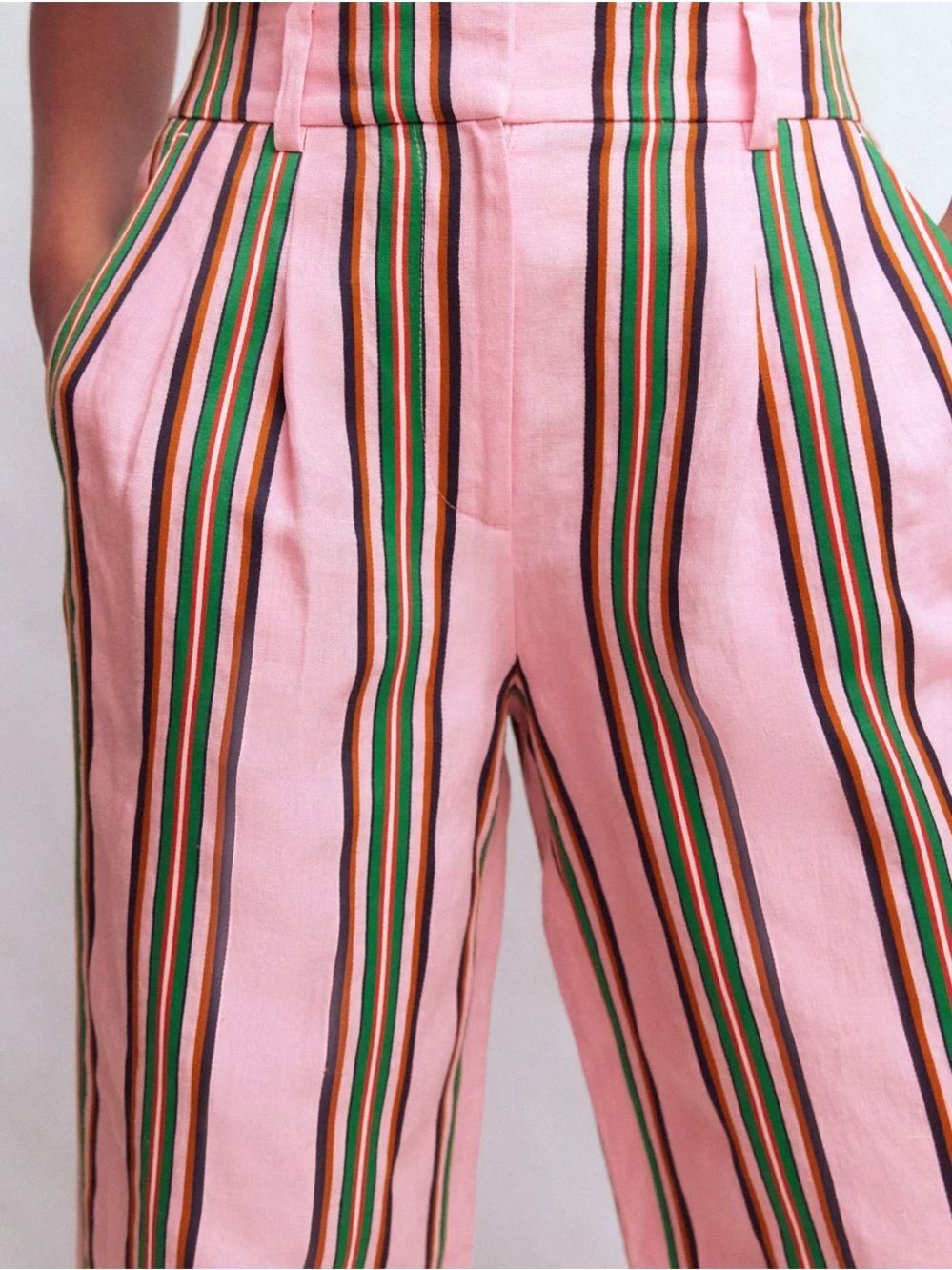 BODEN Darling Candy-Stripe Wide Leg Kennsington Trouser Pants Sz 4 NWT $220!! - Picture 3 of 8